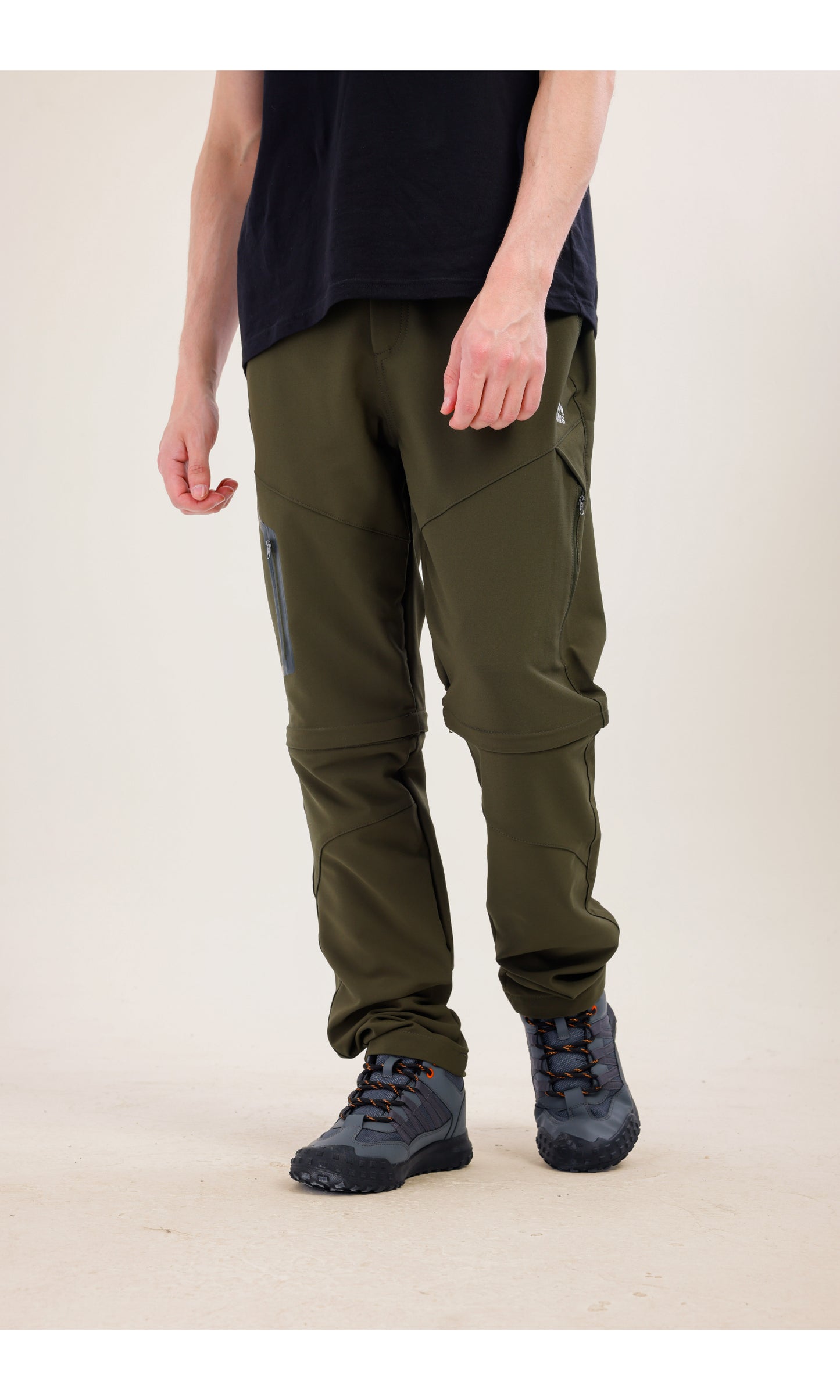 TwinJourney Outdoor Haki Pantolon: Dört Mevsim, Şorta Dönüşen Pantolon