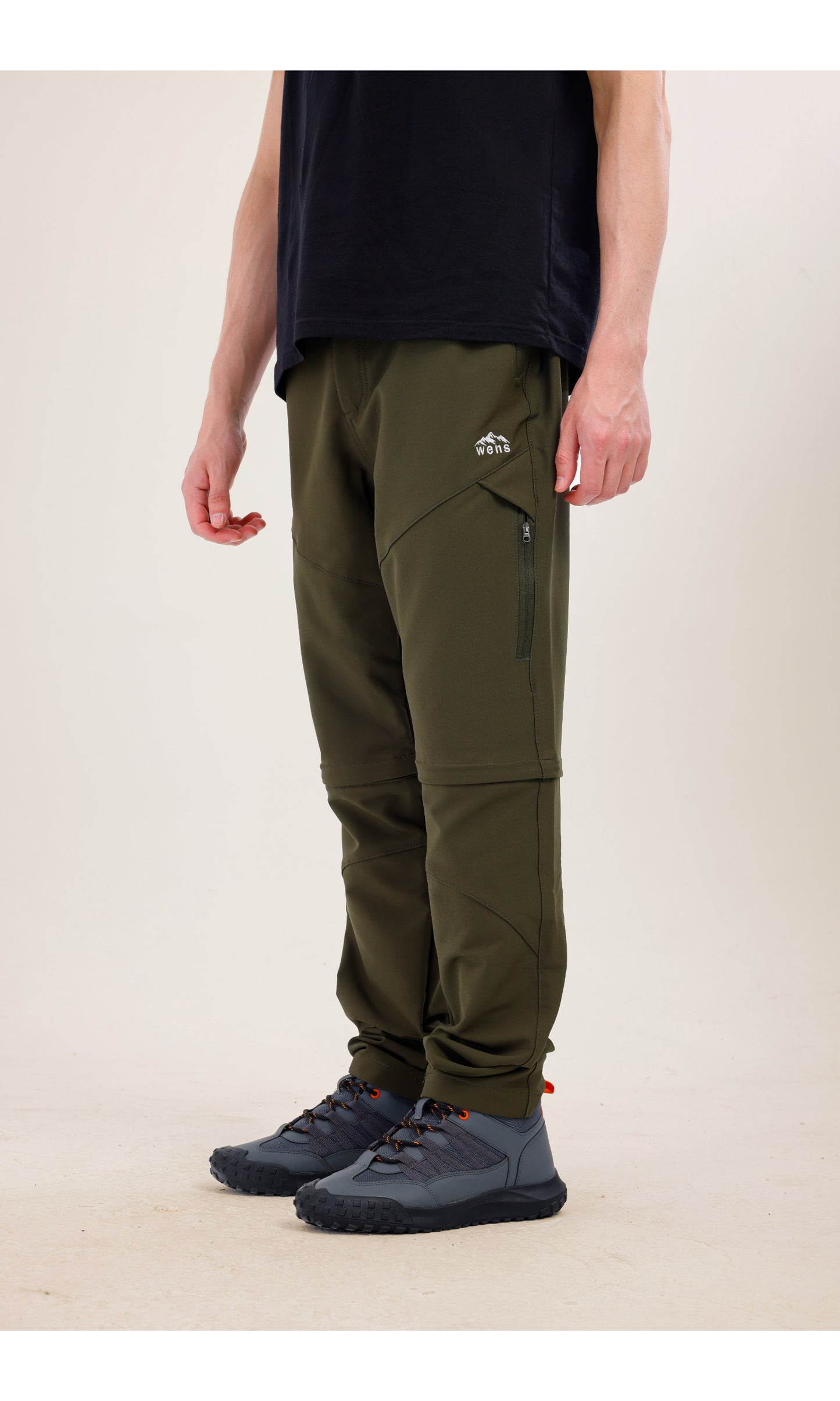 TwinJourney Outdoor Haki Pantolon: Dört Mevsim, Şorta Dönüşen Pantolon