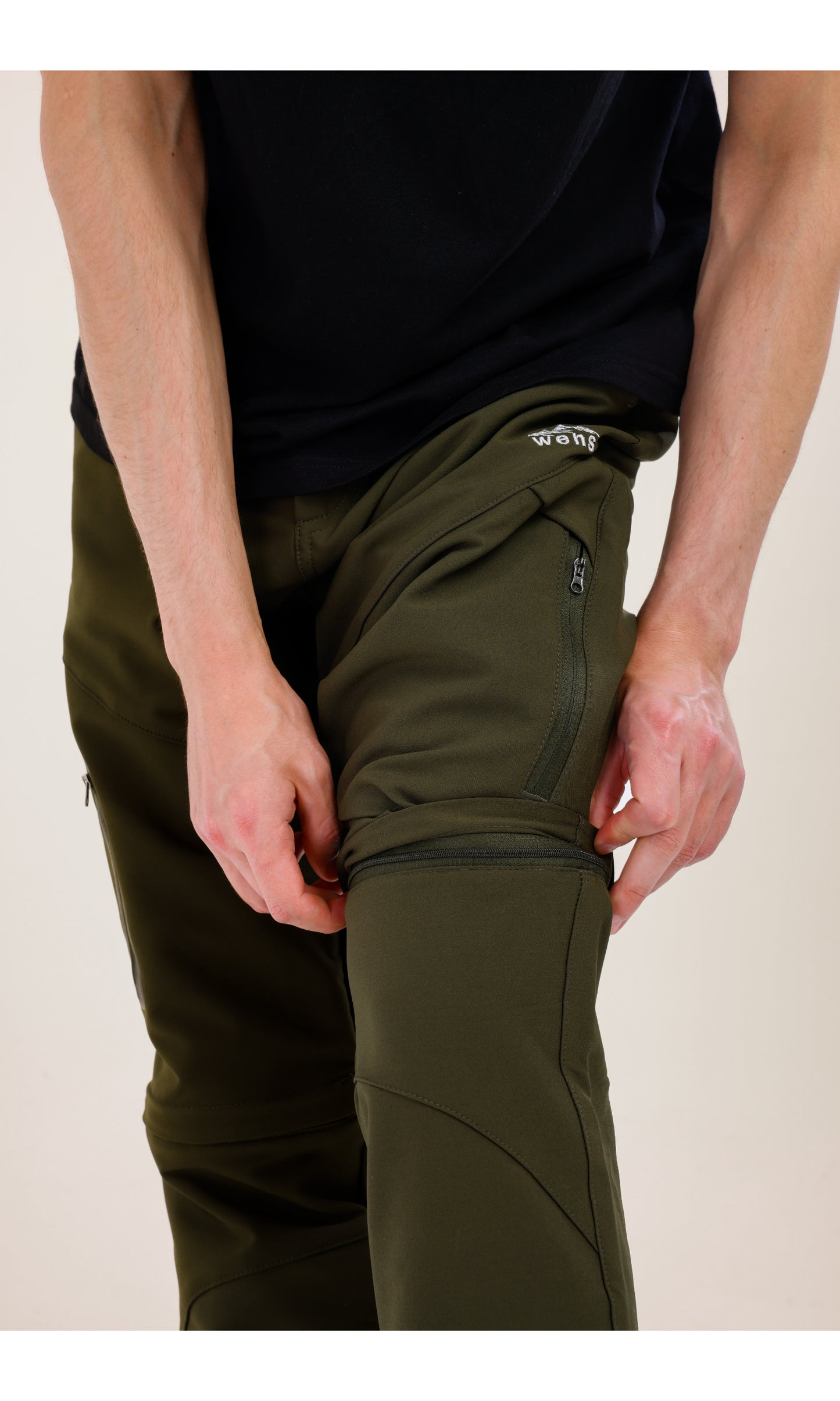 TwinJourney Outdoor Haki Pantolon: Dört Mevsim, Şorta Dönüşen Pantolon
