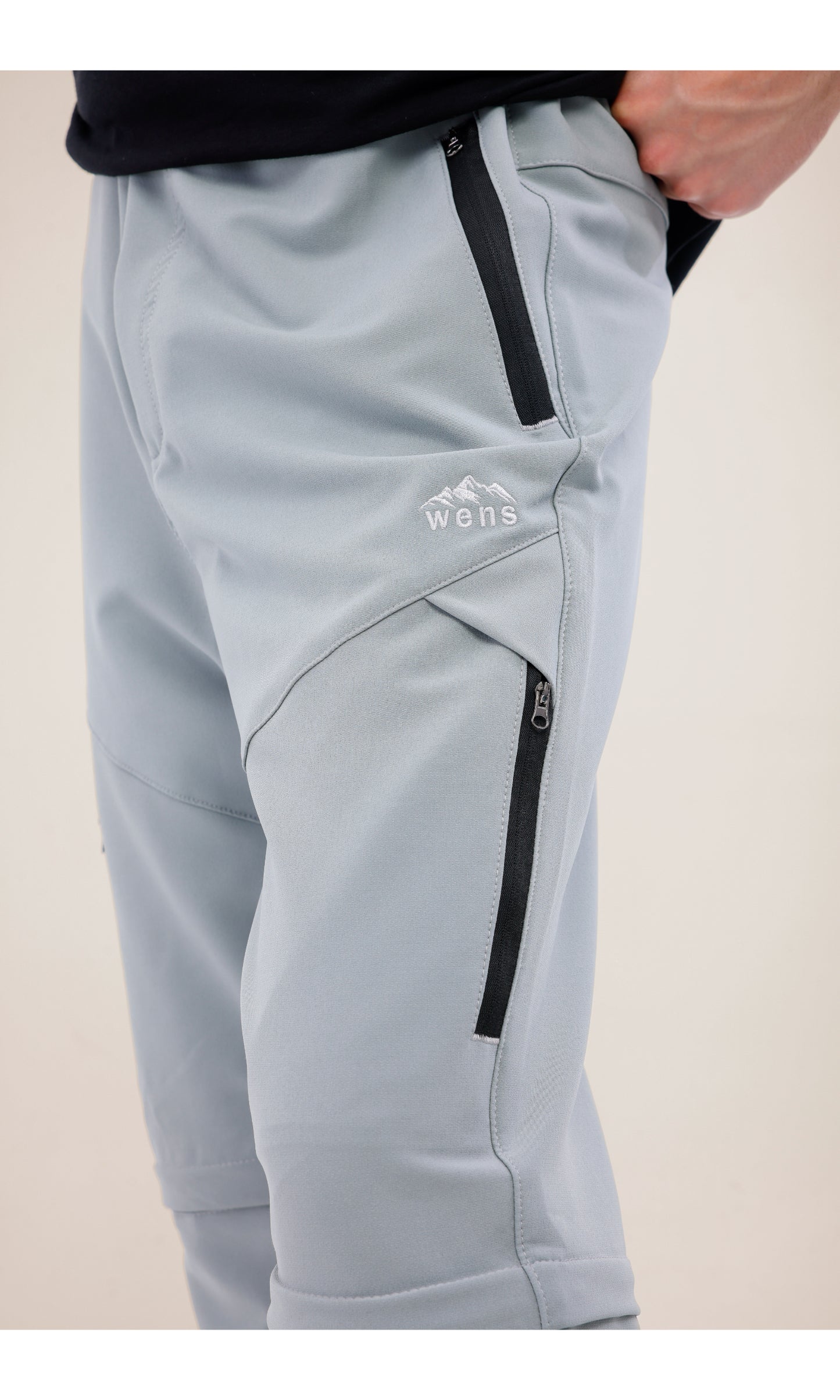 TwinJourney Gri Outdoor Pantolon: Dört Mevsim Şorta Dönüşen Pantolon