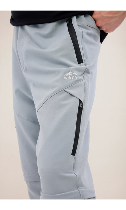 TwinJourney Gri Outdoor Pantolon: Dört Mevsim Şorta Dönüşen Pantolon