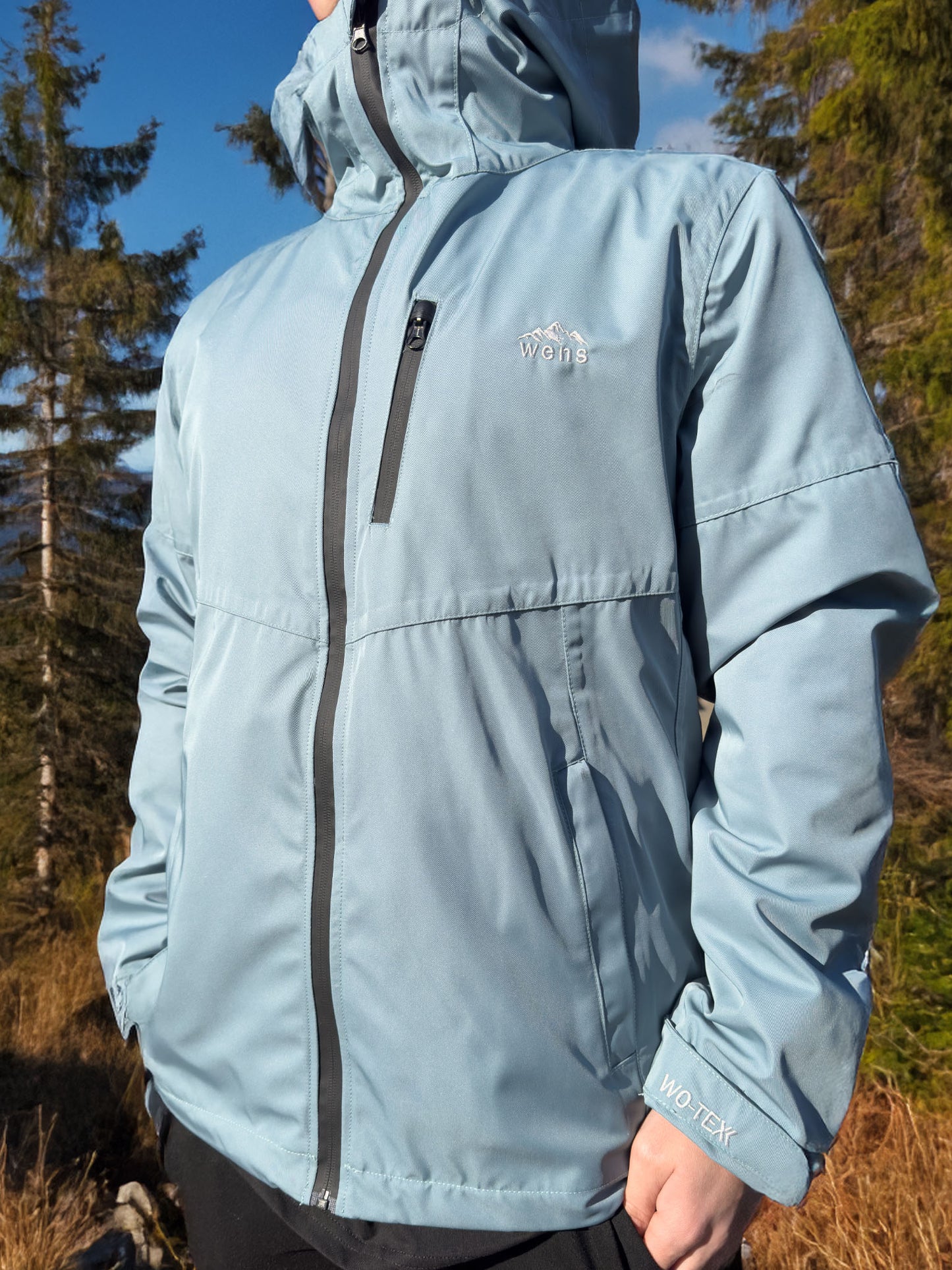 Mint Rengi Triflex 3'ü 1 Arada Mont – Su, Rüzgar ve Soğuk Havalara Karşı Tam Koruma, Çıkarılabilir OptiWarm Polar ile.