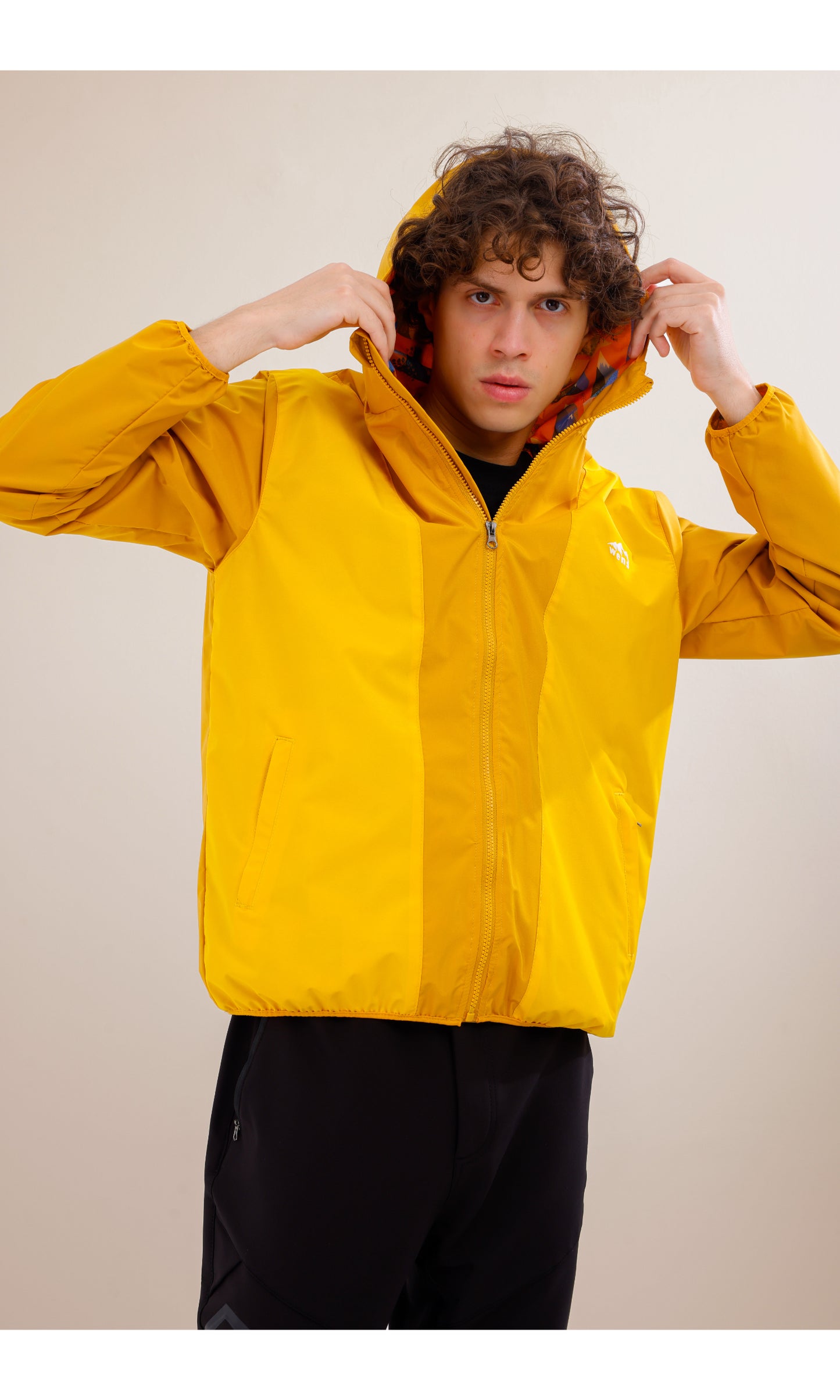 Rain Flex Ultra Hafif Su Geçirmez Yağmurluk – Sarı/Hardal (Gün Işığı İkilisi), Çantaya Dönüşen Tasarım